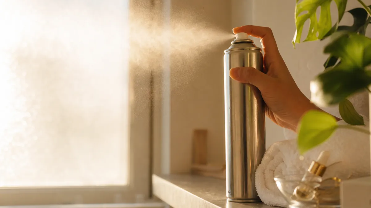 Aérosol : définition, fonctionnement et types de sprays